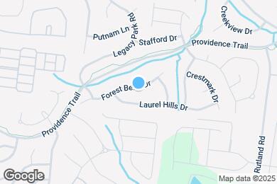 Map image of the property - 319 Forest Bend Dr