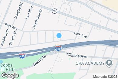 Map image of the property - 1026 Harvard St