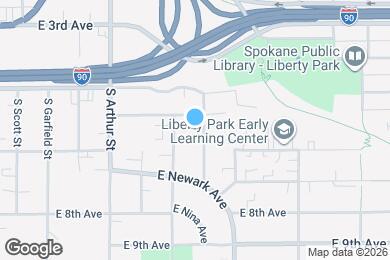 Map image of the property - 618 S Denver St