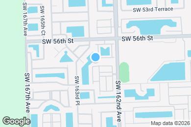 Map image of the property - 16261 SW 58th Terrace