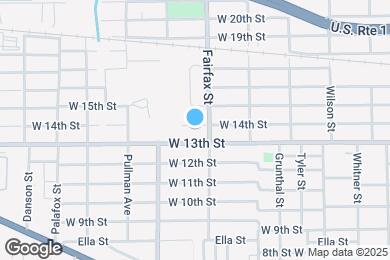 Map image of the property - 1824 W 14th St