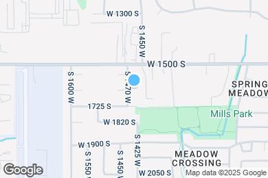 Map image of the property - 1637 S 1470 W