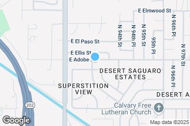 Map image of the property - 9305 E Adobe Rd
