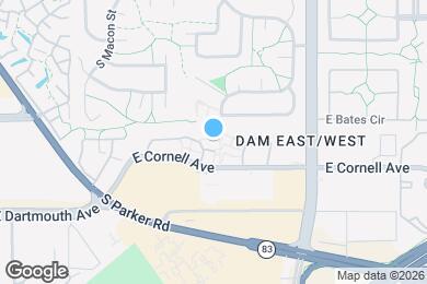 Map image of the property - 11701 E Cornell Cir