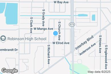 Map image of the property - 6316 S Adelia Ave