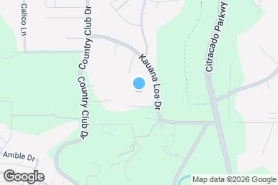 Map image of the property - 2605 1/2 Kauana Loa Dr