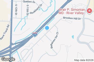 Map image of the property - 1707 Brooken Hill Dr