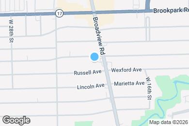 Map image of the property - 2101 Tuxedo Ave