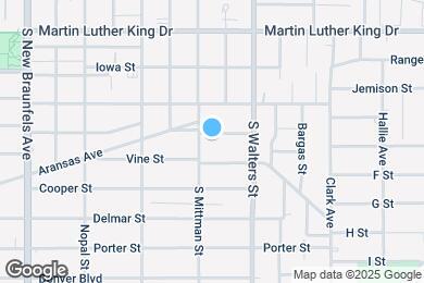 Map image of the property - 1406 Aransas Ave