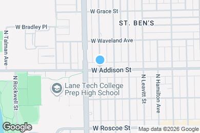 Map image of the property - 3600 N Claremont Ave