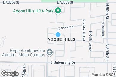 Map image of the property - 7646 E Covina St