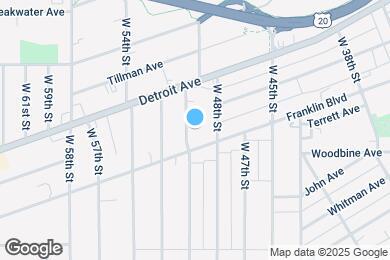 Map image of the property - 1449 W 50th St