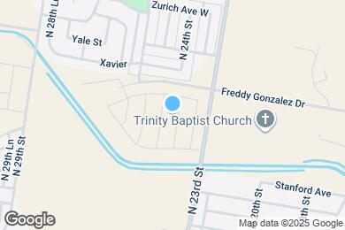 Map image of the property - 9905 N 24th St