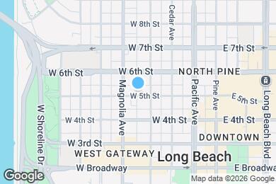 Map image of the property - 425 W 5th St