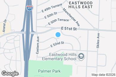 Map image of the property - 7616 E 51st Terrace