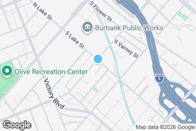 Map image of the property - 204 W Verdugo Ave