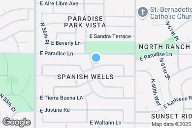 Map image of the property - 16023 N 58th Way