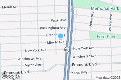 Map image of the property - 1324 Liberty Ave