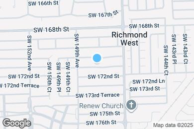 Map image of the property - 14813 SW 171st Ter