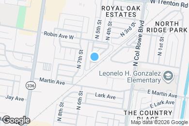 Map image of the property - 6636 N 4th St