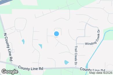 Map image of the property - 1648 Olde Oak Dr