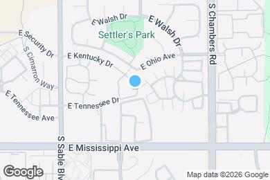Map image of the property - 14892 E Kentucky Dr