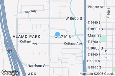 Map image of the property - 125 W 8710 S