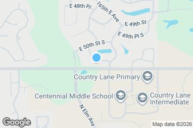 Map image of the property - 16406 E 50th Pl S