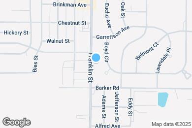 Map image of the property - 3528 Franklin St
