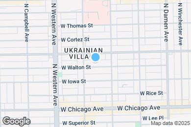 Map image of the property - 2234 W Walton St