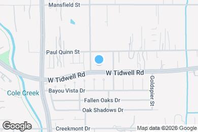 Map image of the property - 4450 W Tidwell Rd