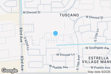 Map image of the property - 8020 W Agora Ln