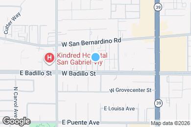 Map image of the property - 1151 W Badillo St