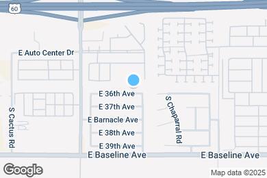Map image of the property - 1960 E 36th Ave