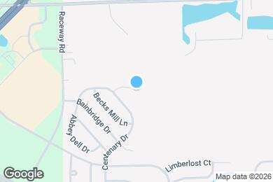 Map image of the property - 9045 Centenary Ct