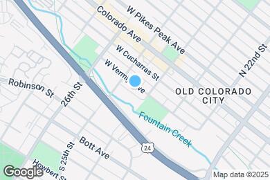 Map image of the property - 2415 W Vermijo Ave