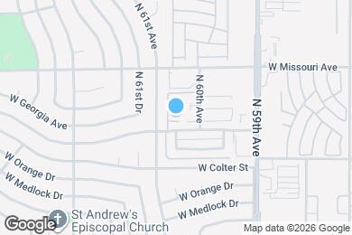 Map image of the property - 6036 W Oregon Ave