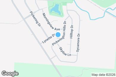 Map image of the property - 545 Pickerington Hills Dr