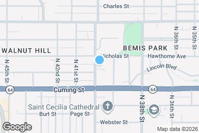 Map image of the property - 1001 N 40th St