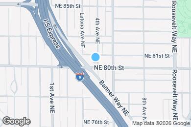 Map image of the property - 322 NE 80th St