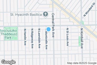 Map image of the property - 2731 N Monticello Ave