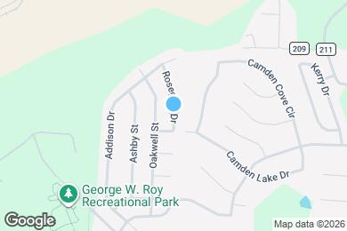 Map image of the property - 166 Rosegate Dr