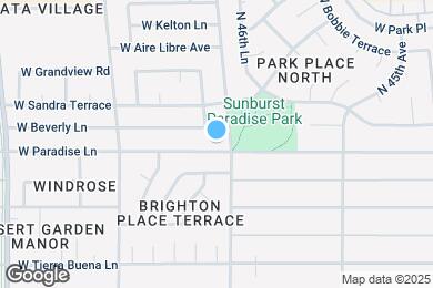 Map image of the property - 4710 W Paradise Ln