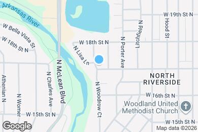 Map image of the property - 1710 W 17th St N