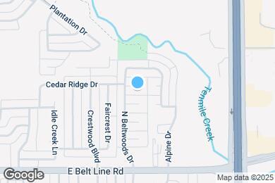 Map image of the property - 1134 Cedar Ridge Cir