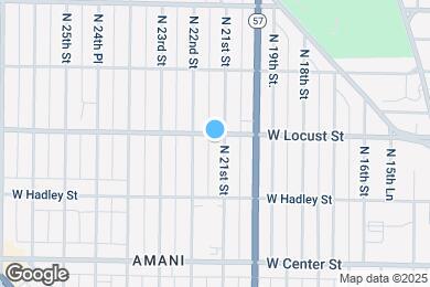 Map image of the property - 2869 N 21st St