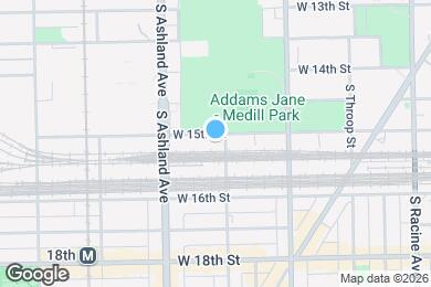 Map image of the property - 1509 W 15th St