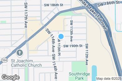Map image of the property - 18951 SW 113th Plz