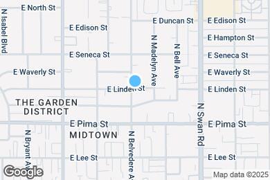 Map image of the property - 4504 E Linden St
