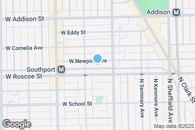 Map image of the property - 1233 W Newport Ave